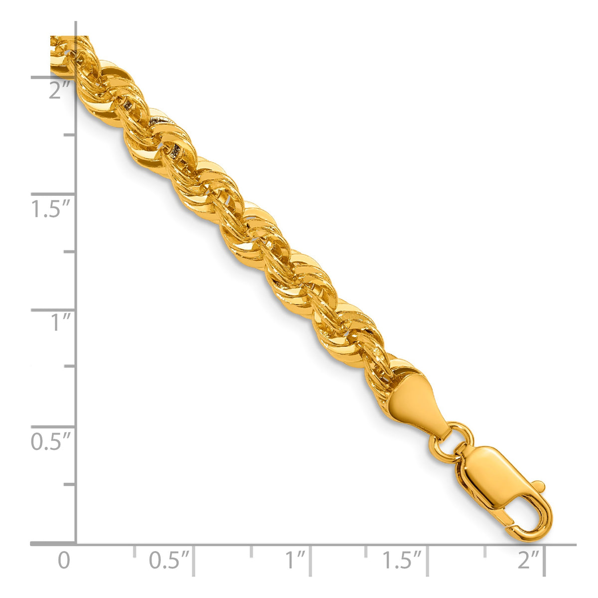 Cashmere Rope Necklace in 14K Yellow Gold, 5.8mm - Sophia Jewelers