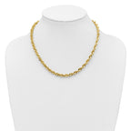 Cashmere Rope Necklace in 14K Yellow Gold, 5.8mm - Sophia Jewelers