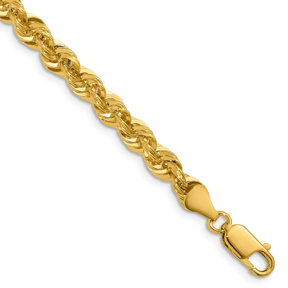 Cashmere Rope Necklace in 14K Yellow Gold, 5.8mm - Sophia Jewelers Main image