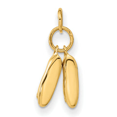 10k Ballet Slippers Charm