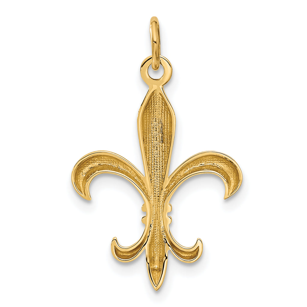 10k Hollow Fleur De Lis Charm Metal Mold