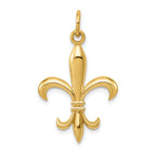 10k Hollow Fleur De Lis Charm Metal Mold