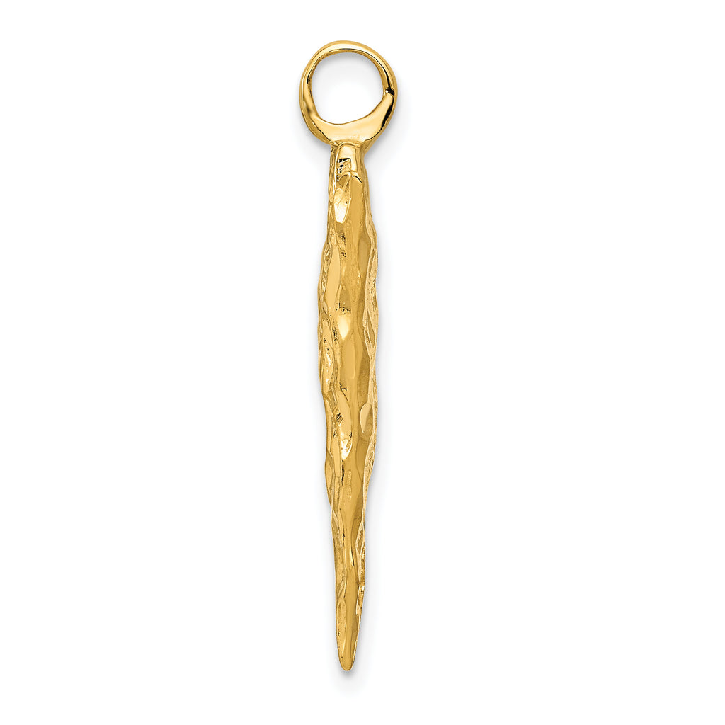10k Arrow Head Charm