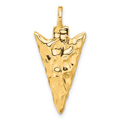 10k Arrow Head Charm