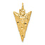 10k Arrow Head Charm