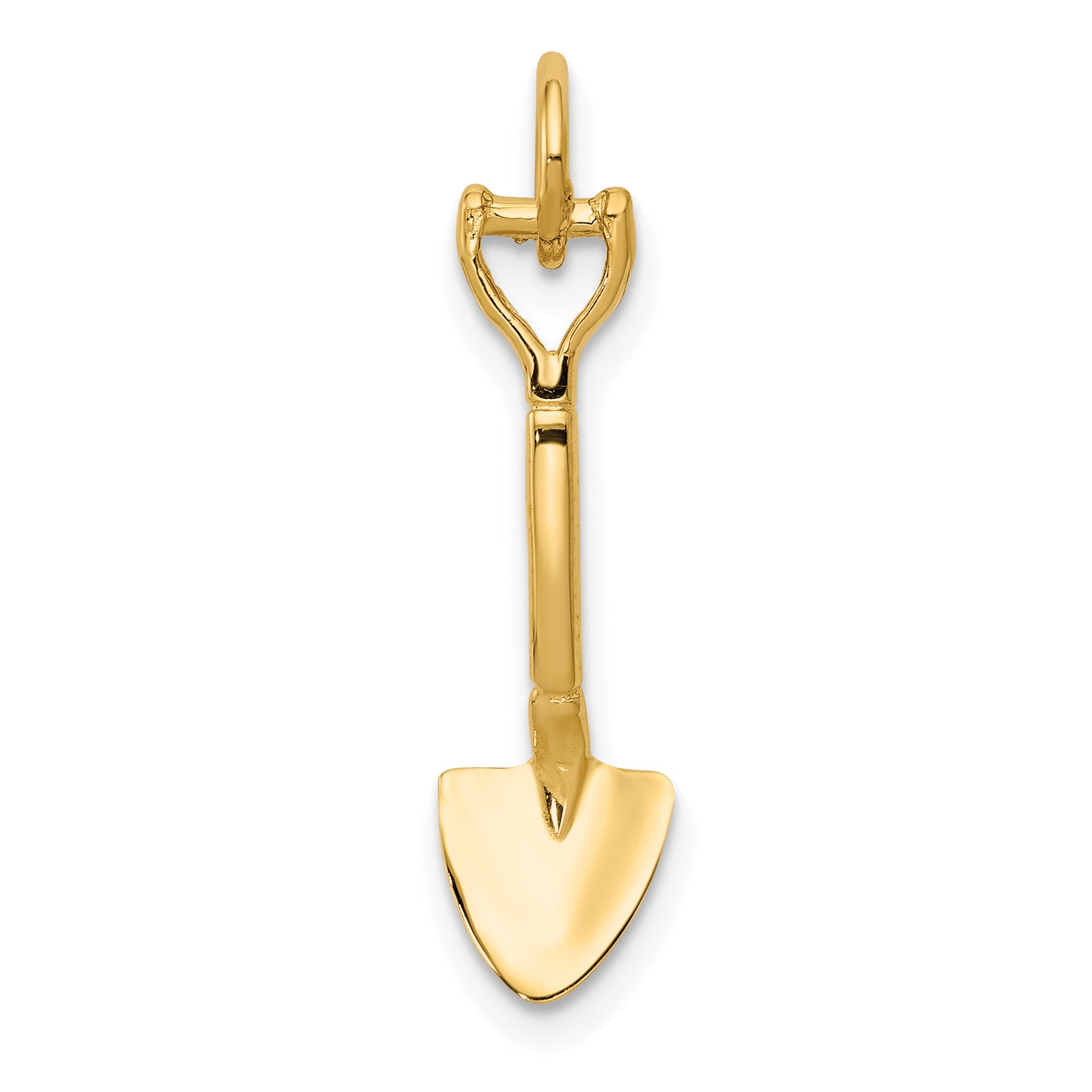 10k 3-D Spade Charm Main image