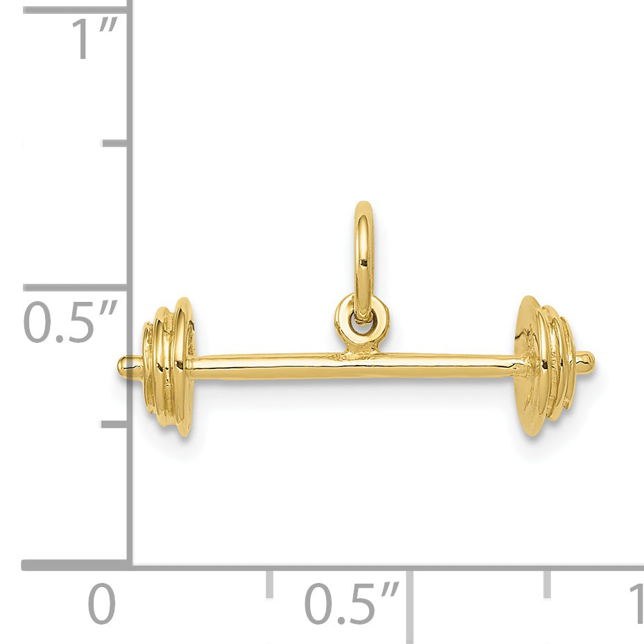 10k Barbell Charm