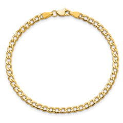 10k 3.35mm Semi-Solid Curb Link Chain
