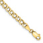 10k 4.3mm Semi-Solid Curb Link Chain