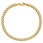 10k 4.3mm Semi-Solid Curb Link Chain