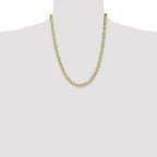 10k 6.5mm Semi-Solid Curb Link Chain