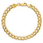 10k 6.5mm Semi-Solid Curb Link Chain