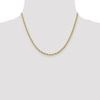 10k 2.8mm Semi-Solid Rope Chain
