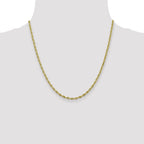 10k 2.8mm Semi-Solid Rope Chain