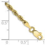 10k 2.8mm Semi-Solid Rope Chain