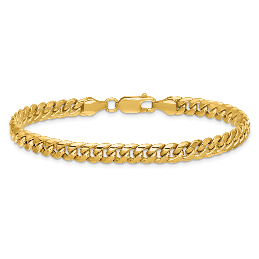 10k 6mm Semi-Solid Miami Cuban Chain