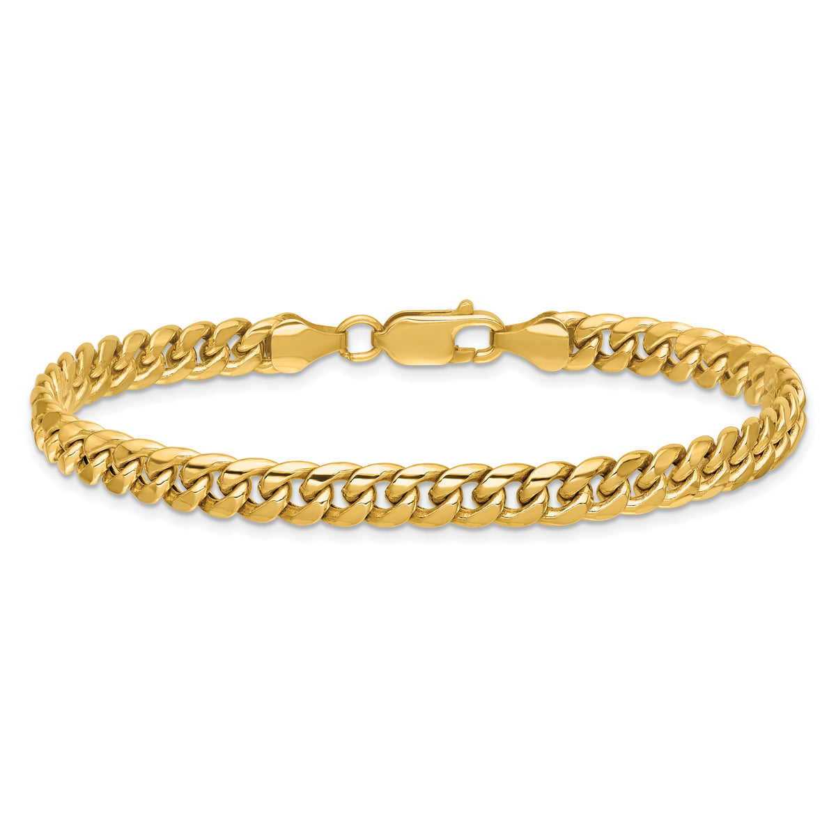 10k 6mm Semi-Solid Miami Cuban Chain