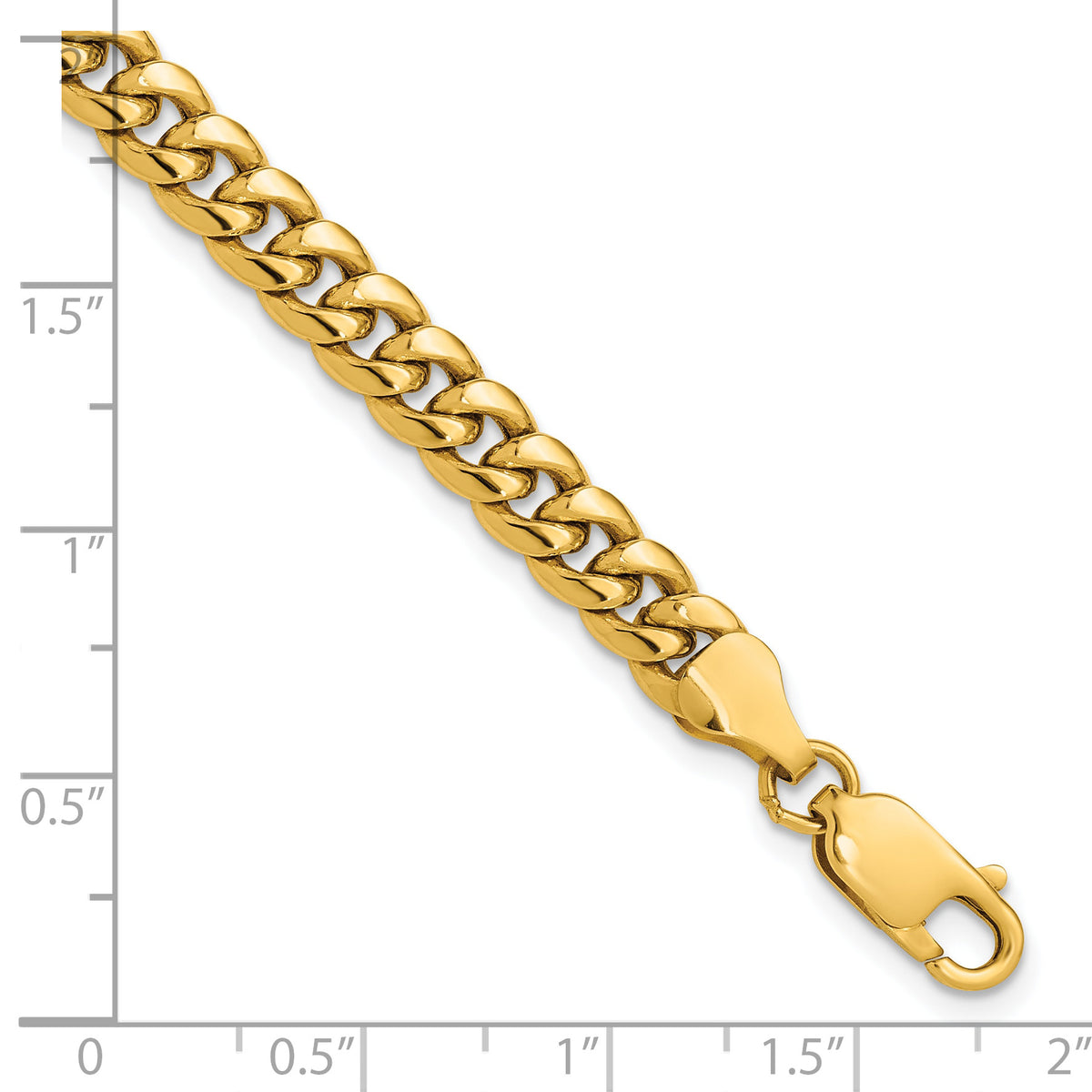 10k 6mm Semi-Solid Miami Cuban Chain