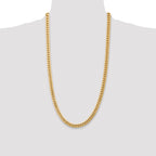 10k 6.75mm Semi-Solid Miami Cuban Chain