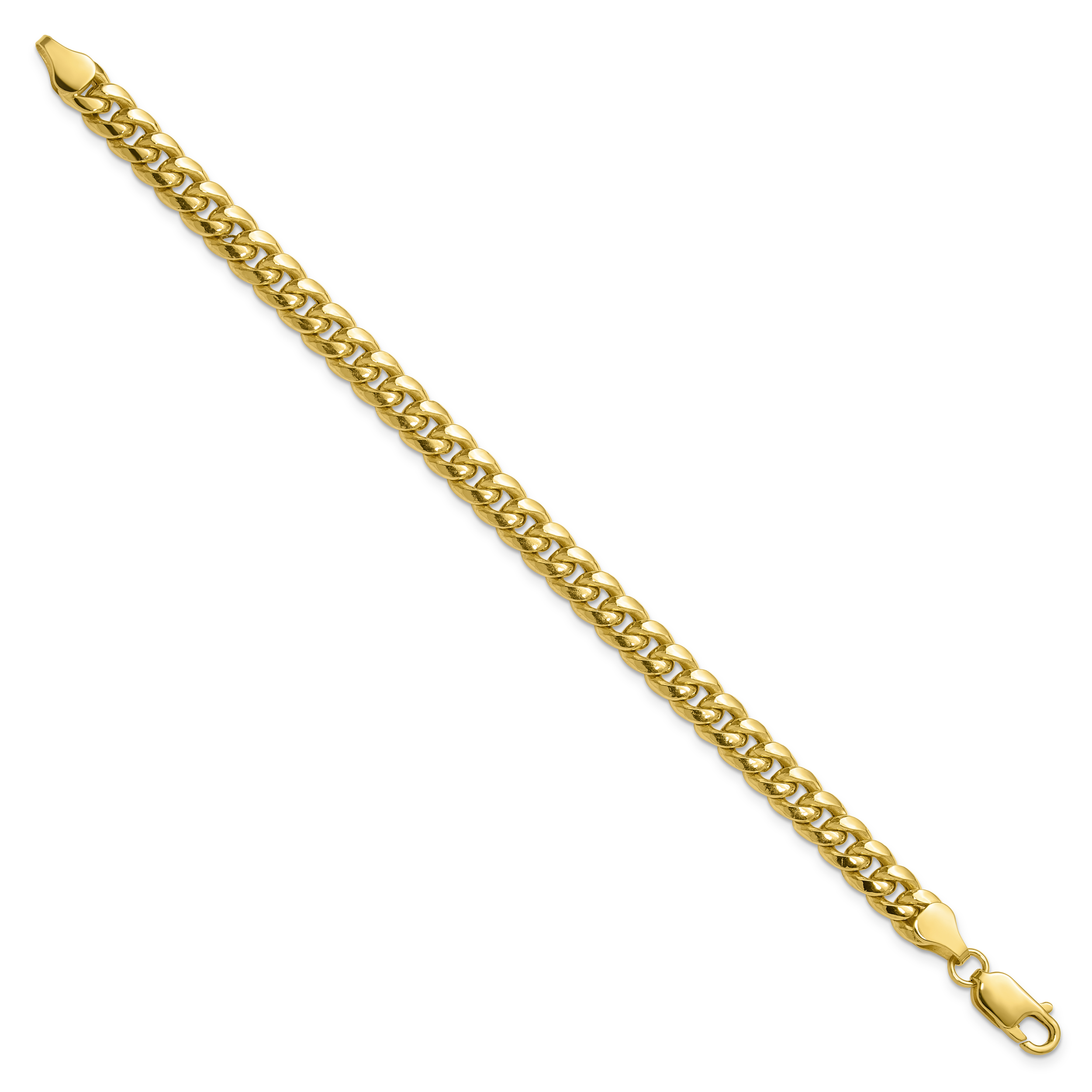 10k 6.75mm Semi-Solid Miami Cuban Chain Secondary image