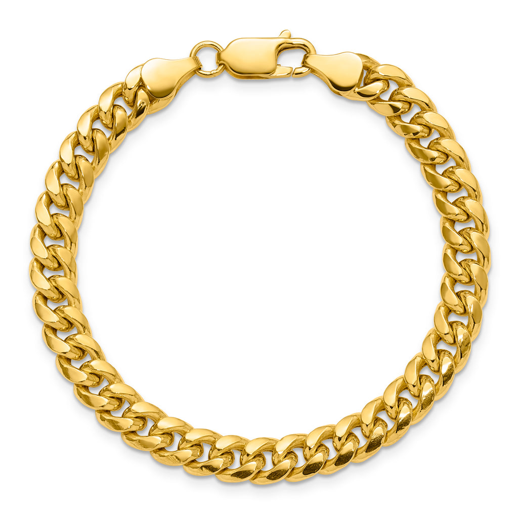 10k 6.75mm Semi-Solid Miami Cuban Chain