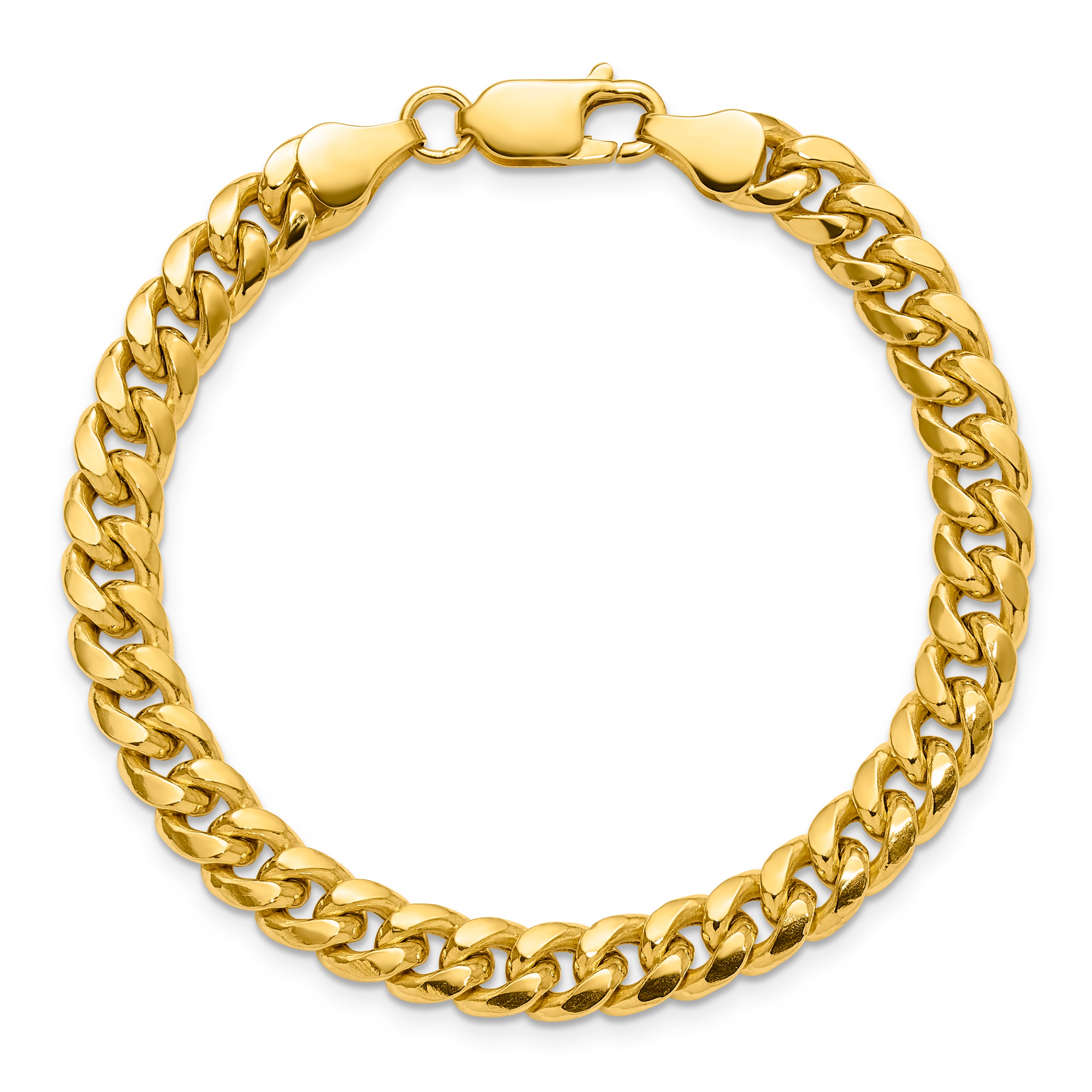 10k 6.75mm Semi-Solid Miami Cuban Chain