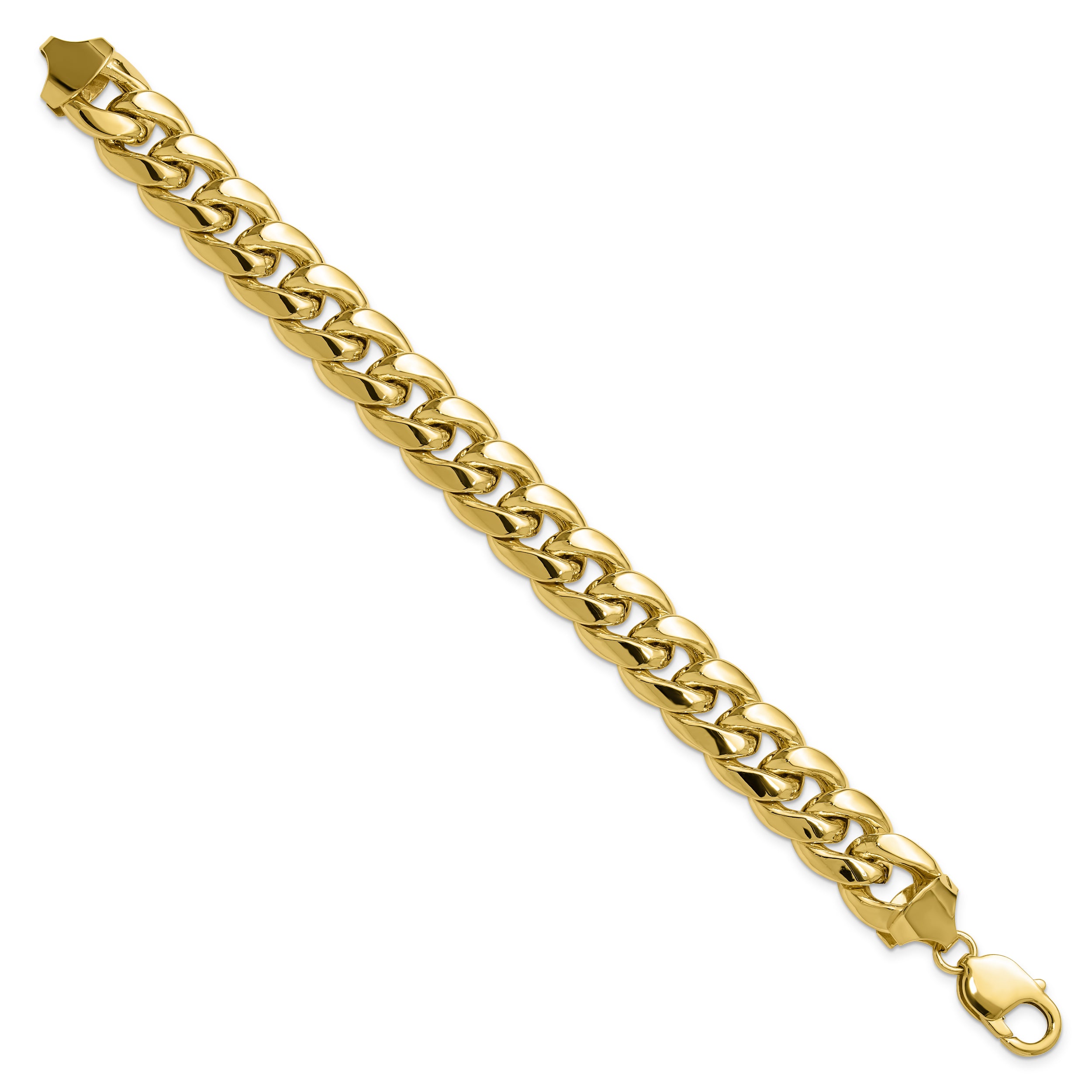 10K 13.2mm Semi-Solid Miami Cuban Chain