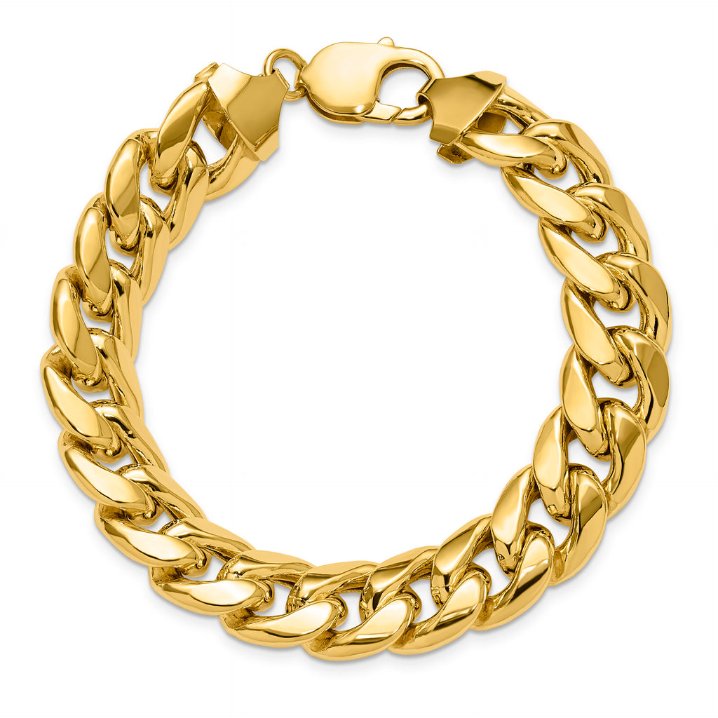 10K 13.2mm Semi-Solid Miami Cuban Chain
