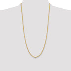 10k 3.5mm Semi-Solid Rope Chain