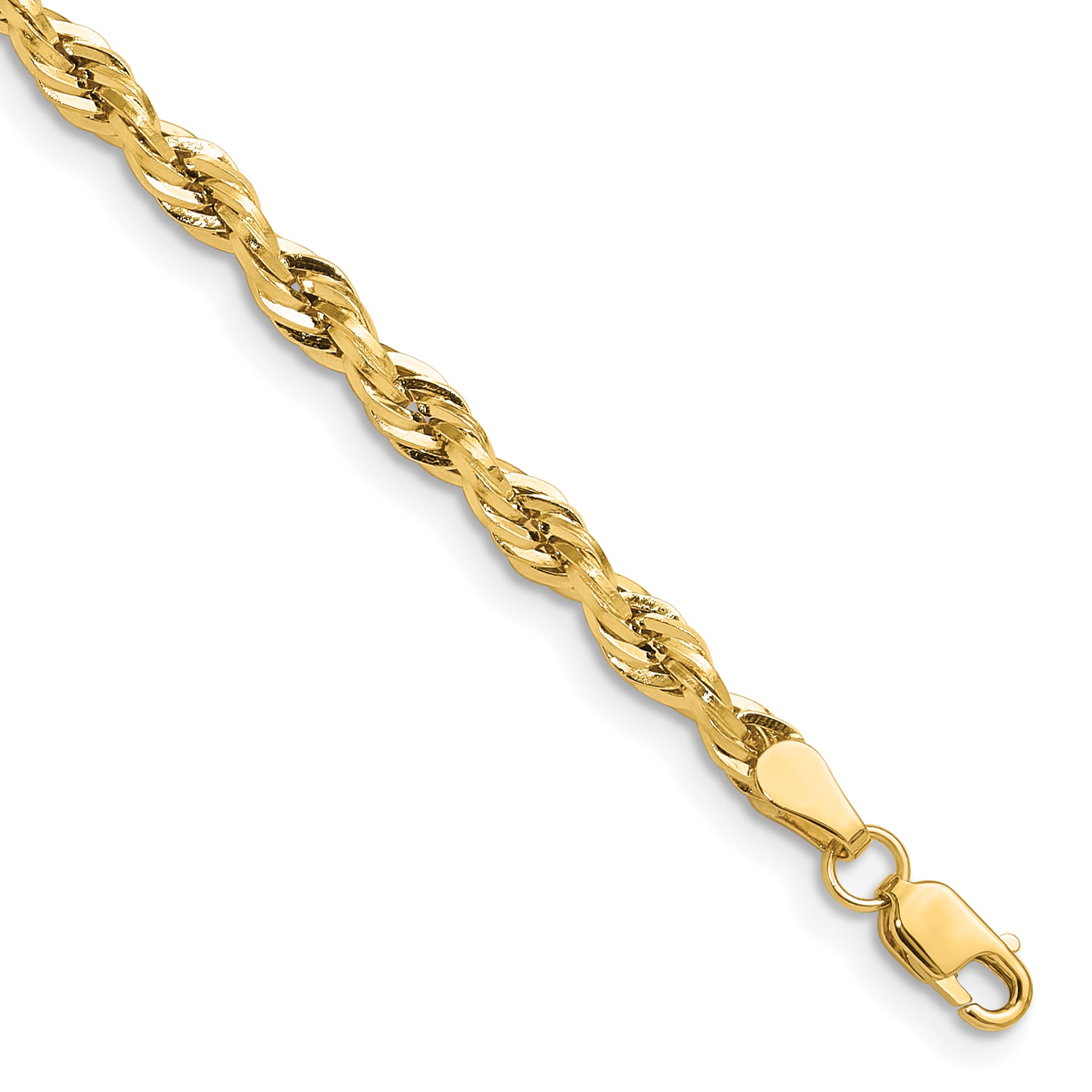 10k 3.5mm Semi-Solid Rope Chain Main image