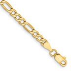 10K Yellow Gold Figaro Chain Necklace 3.5mm