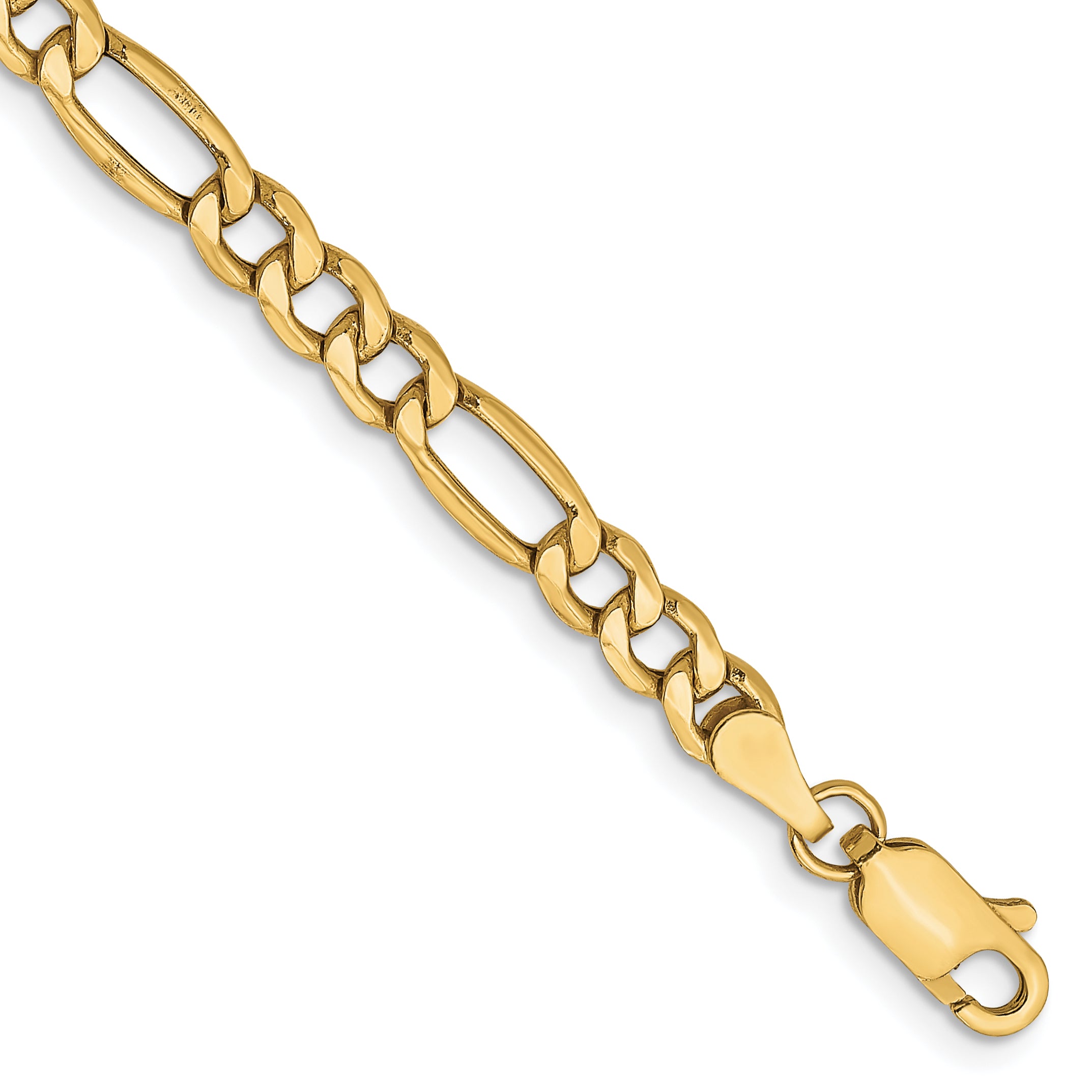 10k 4.2mm Semi-Solid Figaro Chain Main image