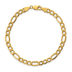 10k 5.35mm Semi-Solid Figaro Chain