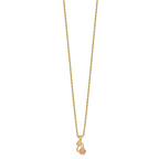 10K Tri-color w/14K Gold-filled Chain Black Hills Gold Necklace