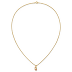 10K Tri-color w/14K Gold-filled Chain Black Hills Gold Necklace