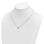 10K Tri-color w/12K Accents Diamond Black Hills Gold Necklace