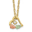 10K Tri-color w/12K Accents Diamond Black Hills Gold Necklace