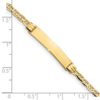 10k Anchor Link ID Bracelet