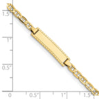 10k Anchor Link ID Bracelet
