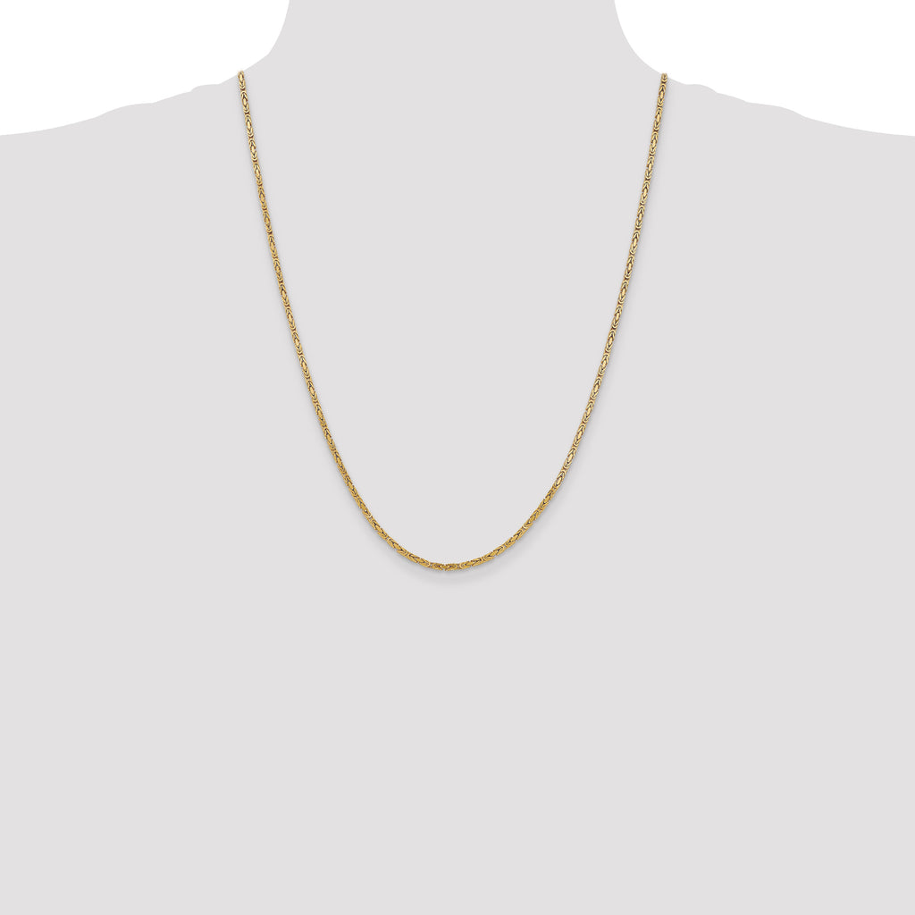 10K 2mm Byzantine Chain