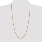 10K 2mm Byzantine Chain
