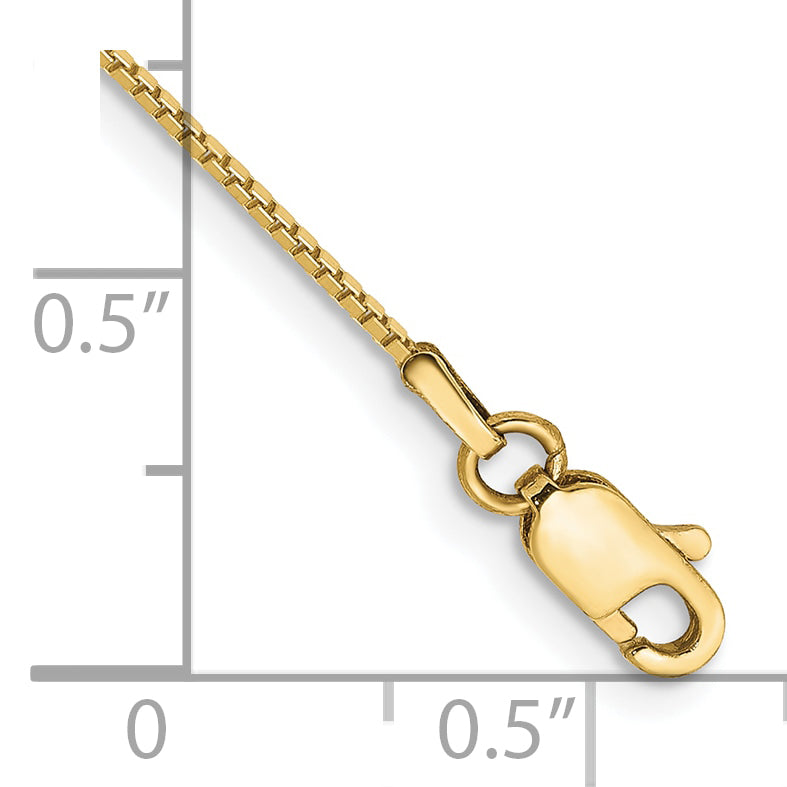 Box Chain Necklace in 10K Yellow Gold Secondary image