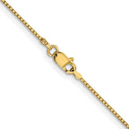 10K Yellow Gold 0.95mm Box Chain - view 3