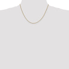 10K Yellow Gold 0.95mm Box Chain - view 4