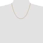 10K Yellow Gold 0.95mm Box Chain - view 4