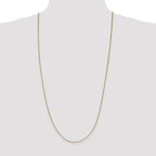 10K Yellow Gold 0.95mm Box Chain - view 4