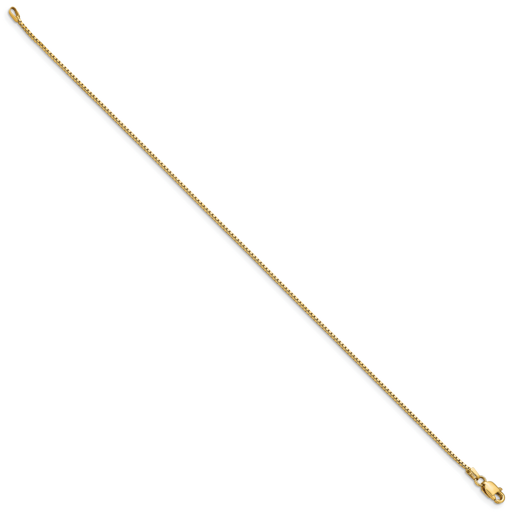 10K Yellow Gold 0.95mm Box Chain - view 2