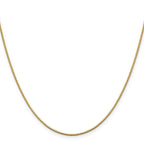 10K Yellow Gold 1.05mm Box Chain - view 2