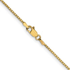 10K Yellow Gold 1.05mm Box Chain - view 3