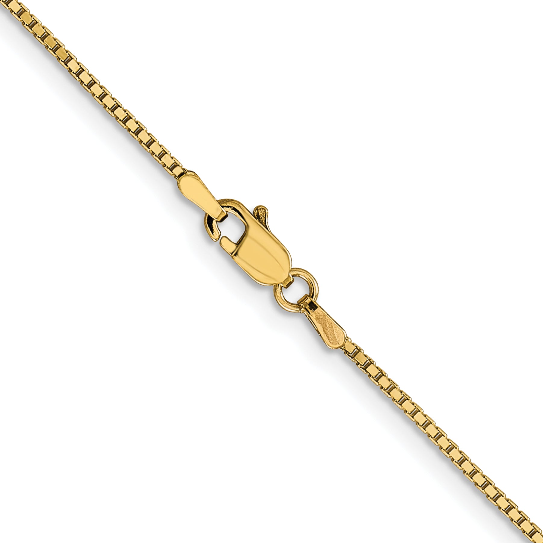 10K Yellow Gold 1.05mm Box Chain - view 3